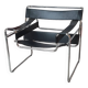 Wassily leather armchair by Marcel Breuer