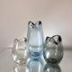 Ensemble de 3 vases Holmegaard par 'Per Lutken 1954