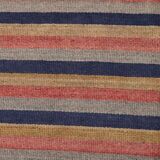 5x7 Faded Blue & Red Vintage Kilim Rug, Antique Home Decor 147x217Cm