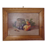 Still life on signed panel