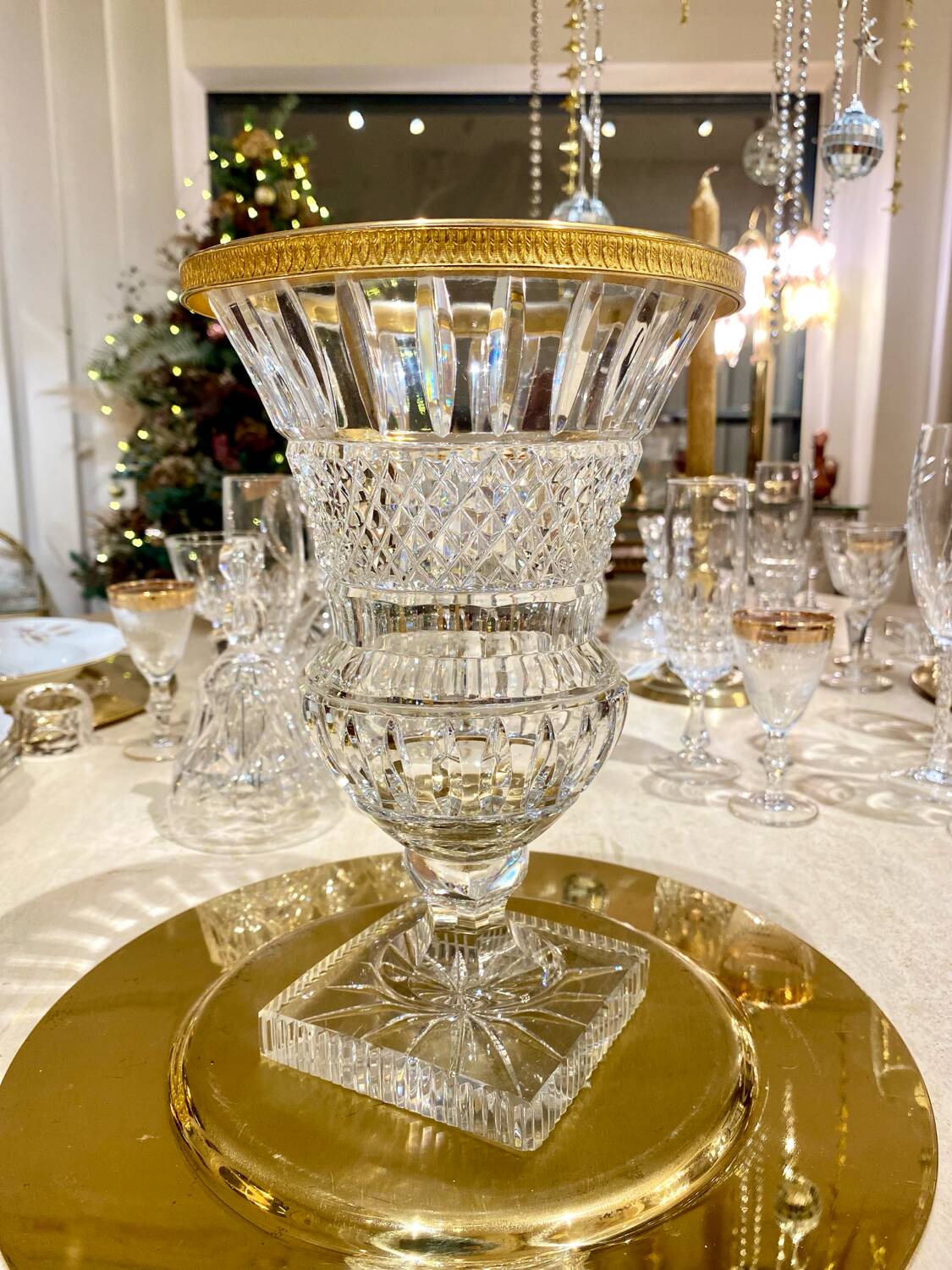 Medici bohemian crystal vase