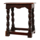 19th Century oak rectangular joint stool or table with turned legs, France