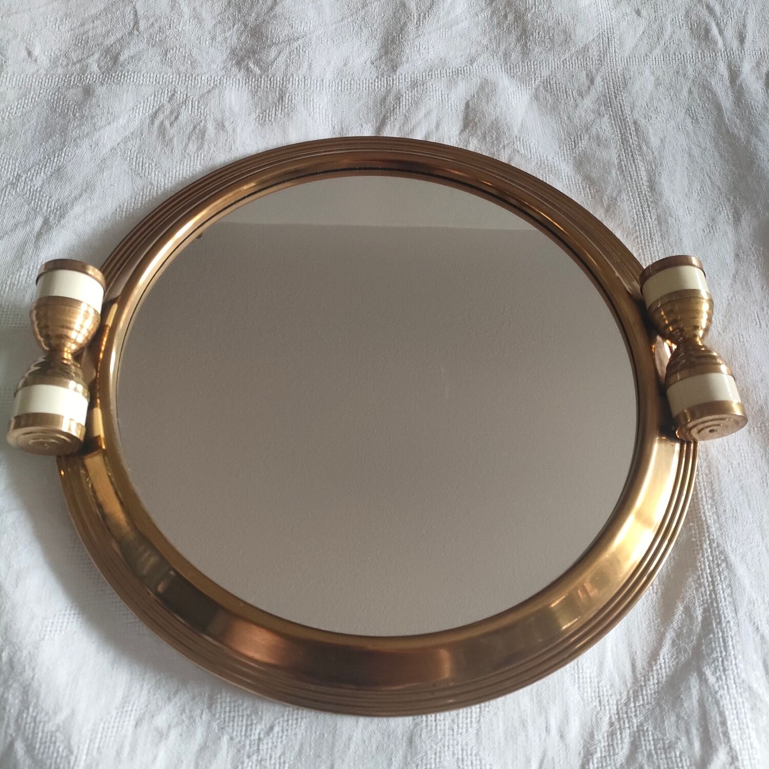 Art deco mirror tray