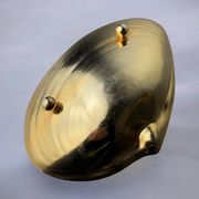 Art deco shell vide-poche in brass, Italy, 1970s