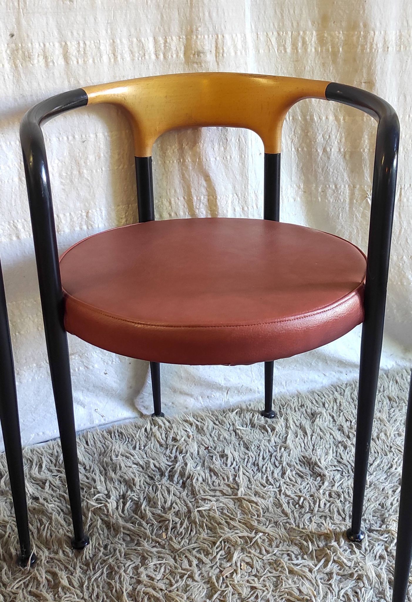 Set of 6 designer chairs, Boléro model, by Archirivolto - 80s/90s