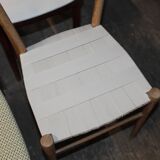 Lot of 9 retaped vintage chairs