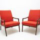 Paire de fauteuils par Jiří Jiroutek pour Interiér Praha, années 1970
