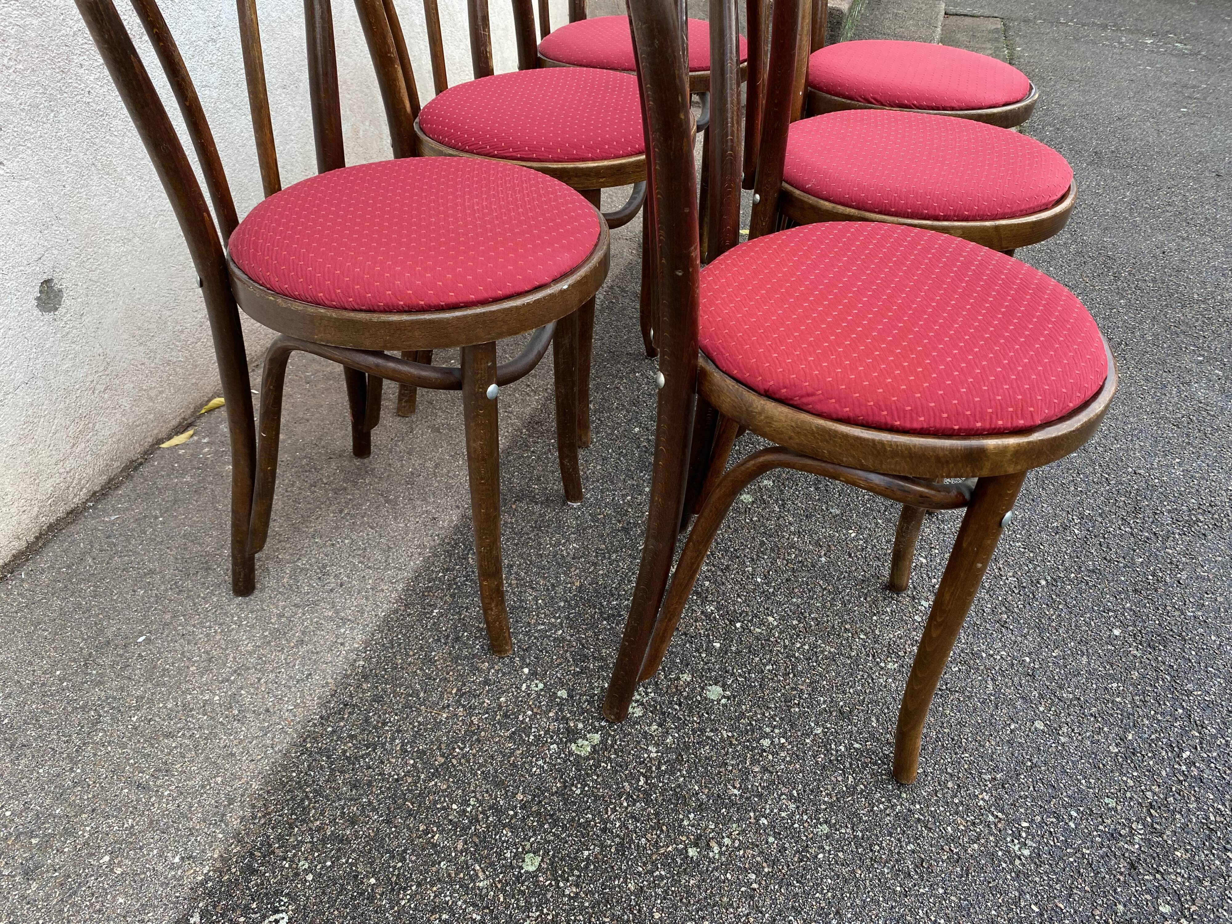 Set of 6 restaurant chairs
