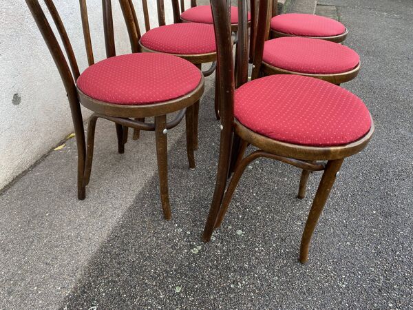 Set de 6 chaises de restaurant