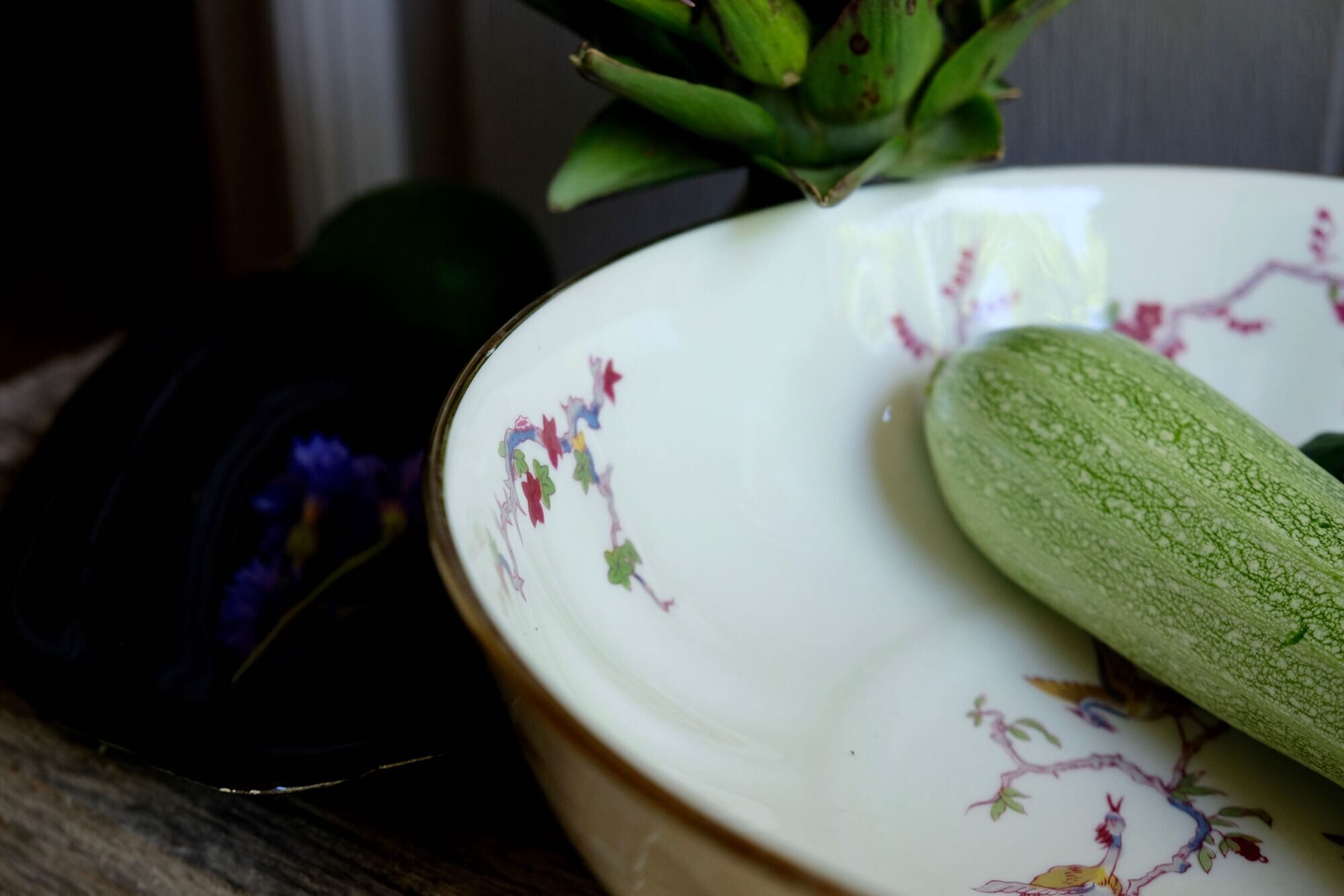 Flat porcelain bowl B & C Limoges L. Bernardaud & Cie France