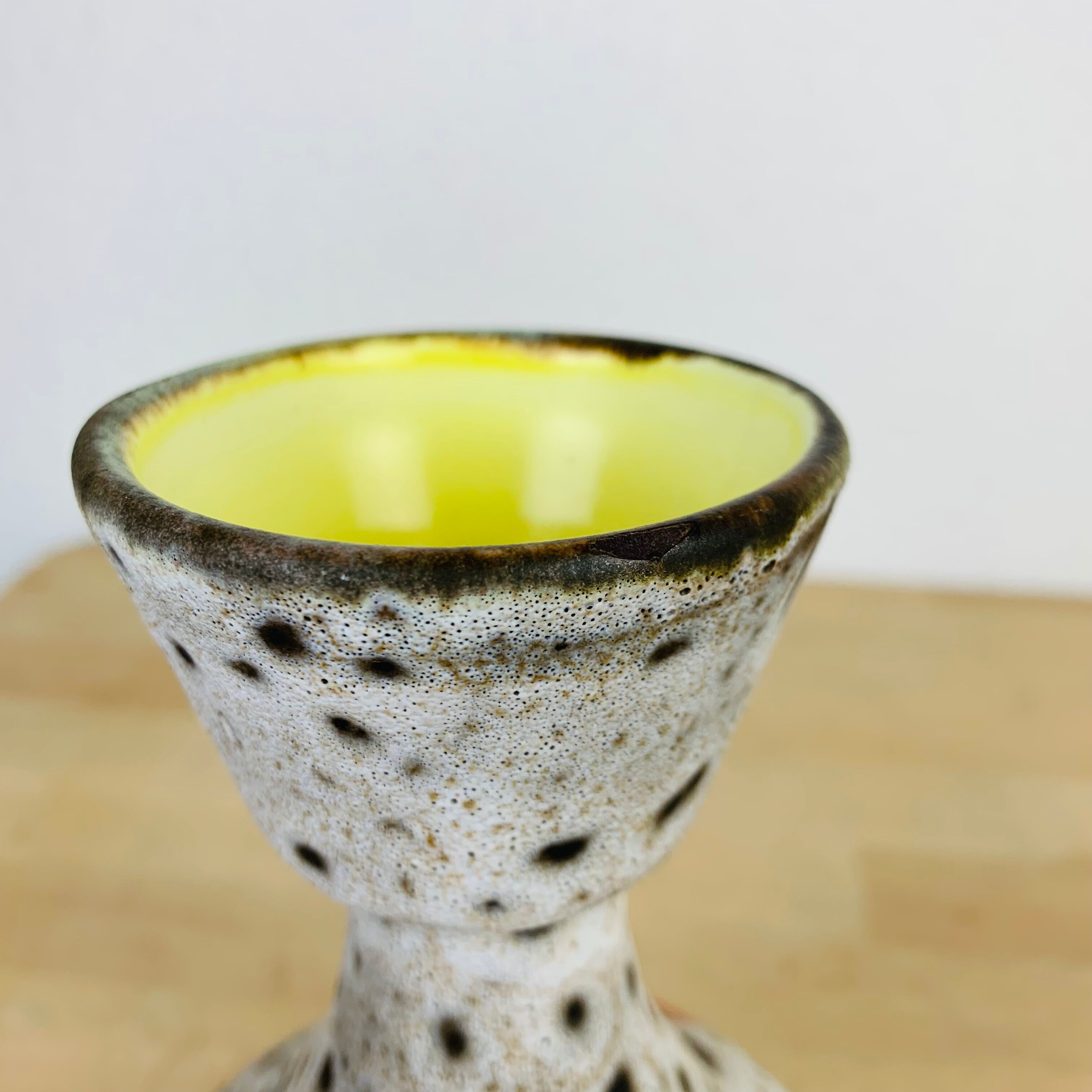 Vase signed Marius Bessone ceramic Vallauris