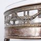 Louis XVI oval centerpiece in silver metal - 19th century