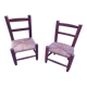 2 vintage children's chairs
