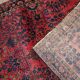 Handmade antique Persian Sarouk rug 112cm x 164cm 1920s - 1B748