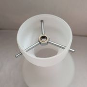 White opaline lampshade from the 1960s