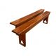 2 solid wood benches - farmhouse benches