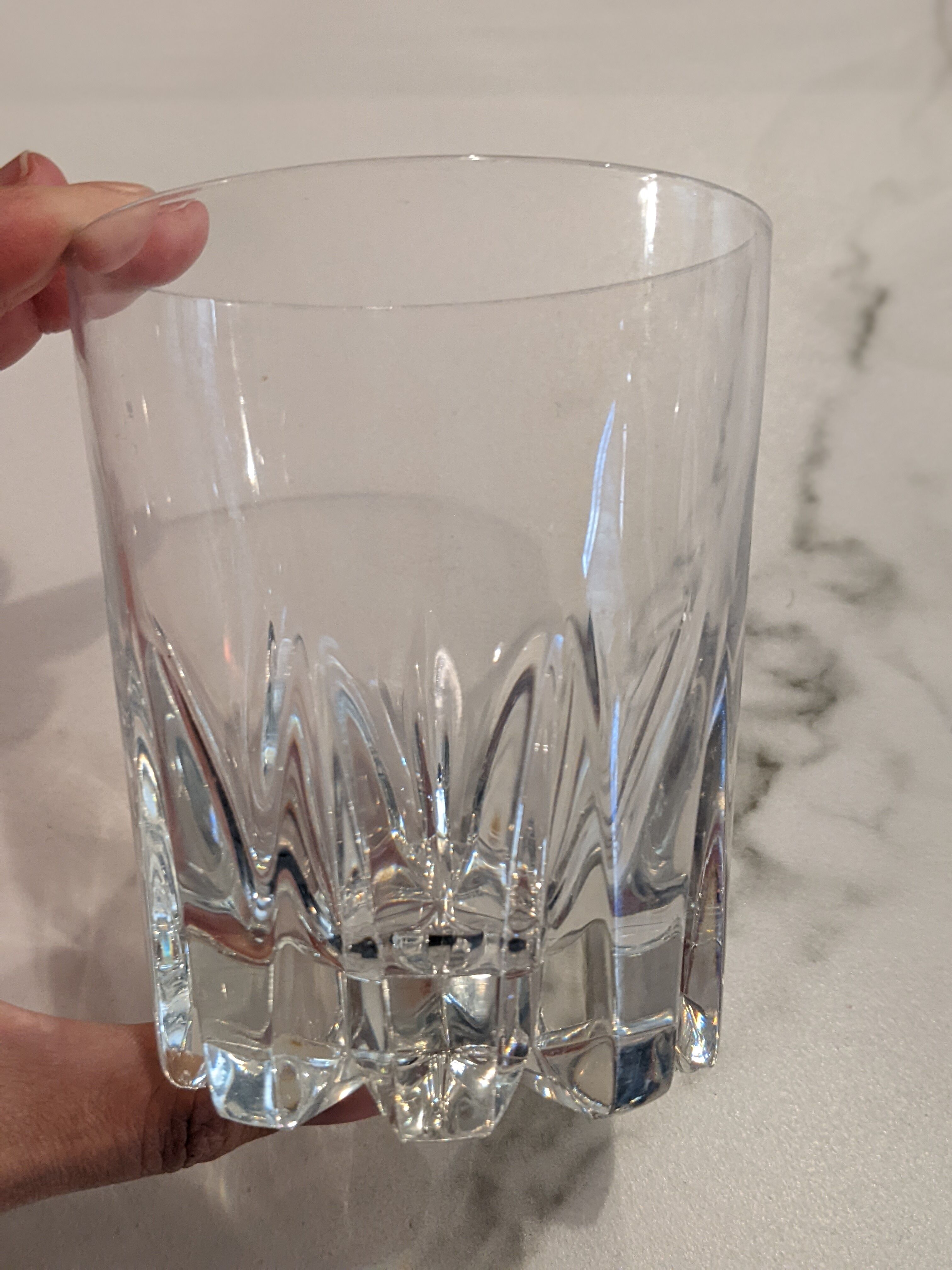 Set of water glasses or vintage spirits