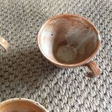 Set of 5 cups in sandstone