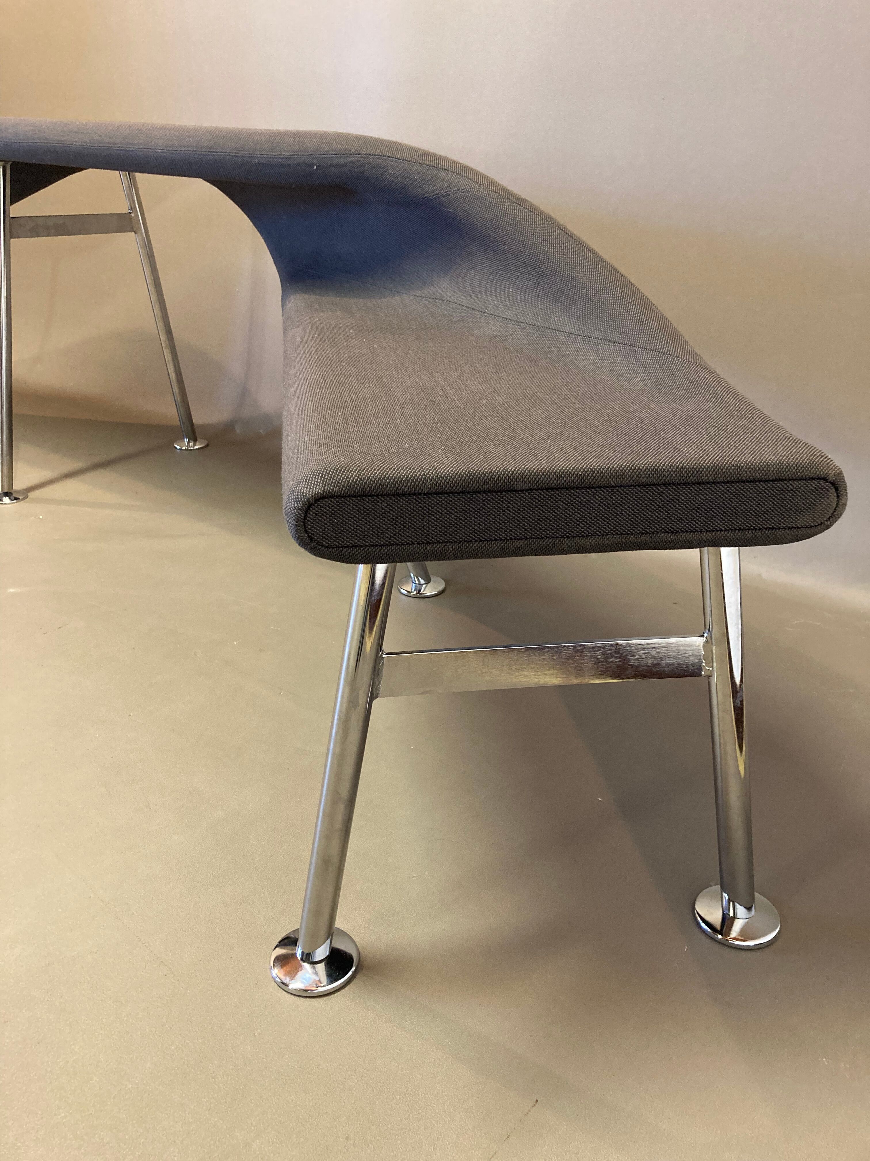 Large bench size 340 cm Scandinavian design.