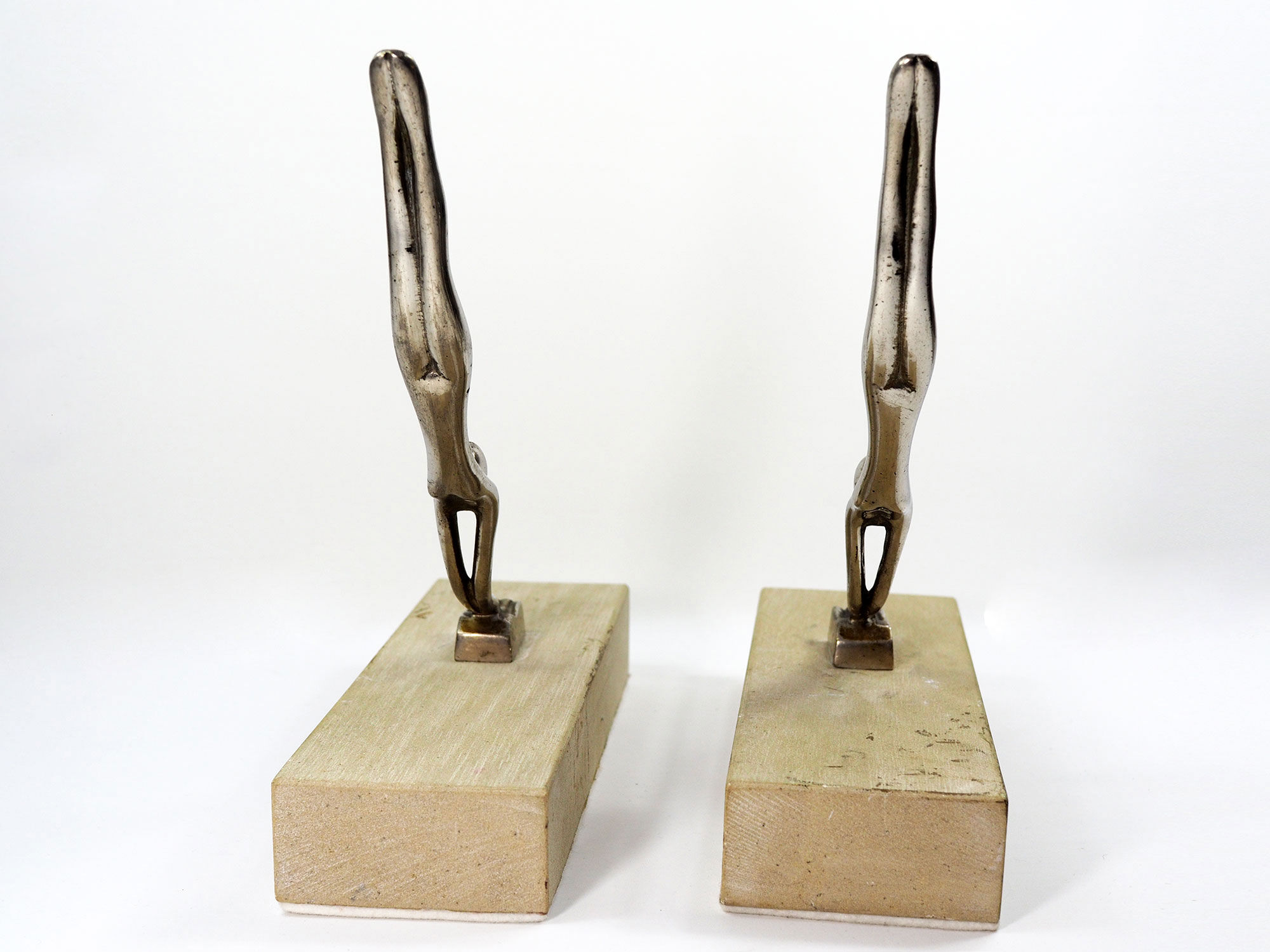 Pair of art deco bookends by Hagenauer, 1920s
