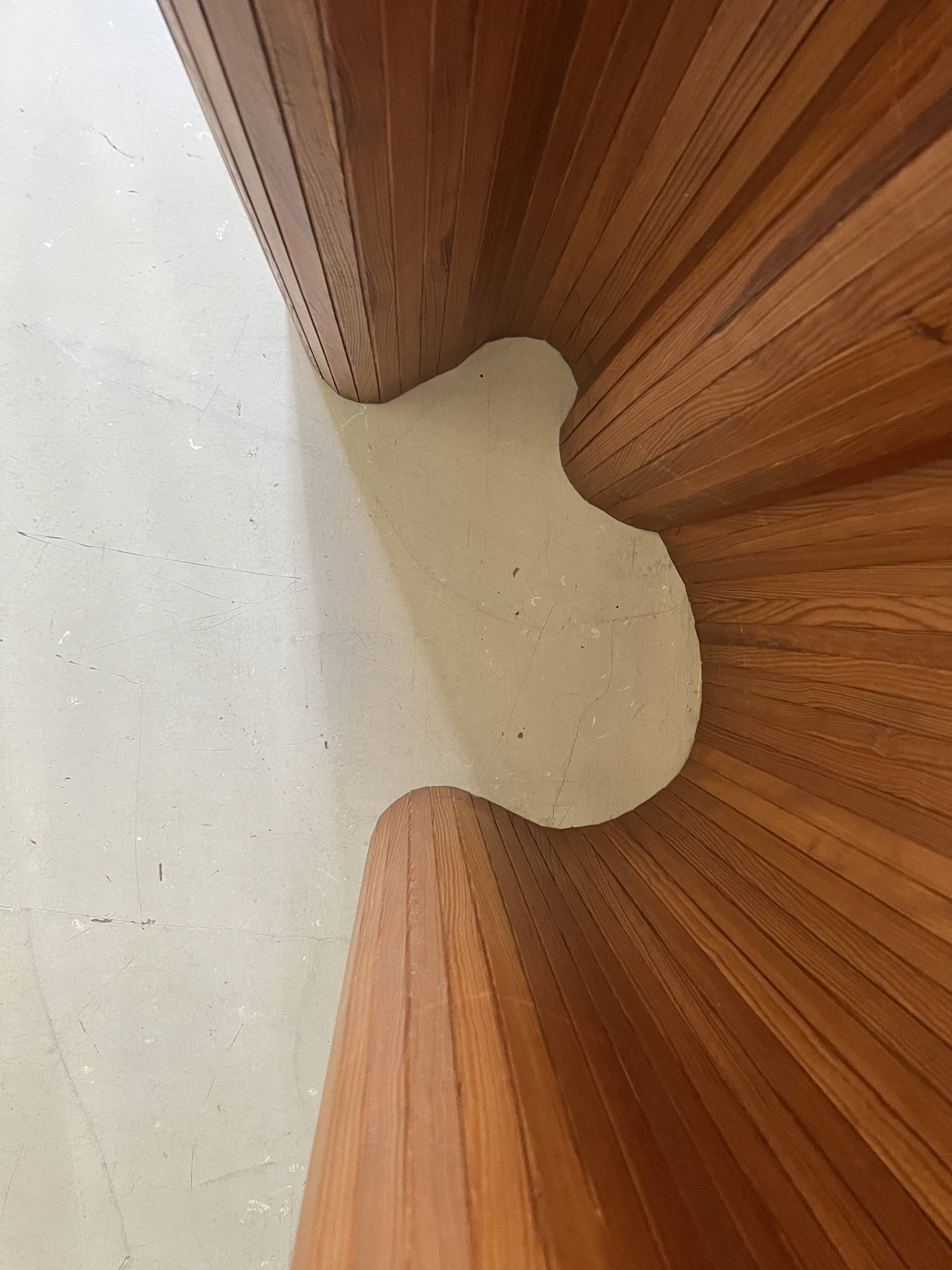 Baumann style modular wooden screen, 1950