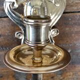 Brass wall candle holder