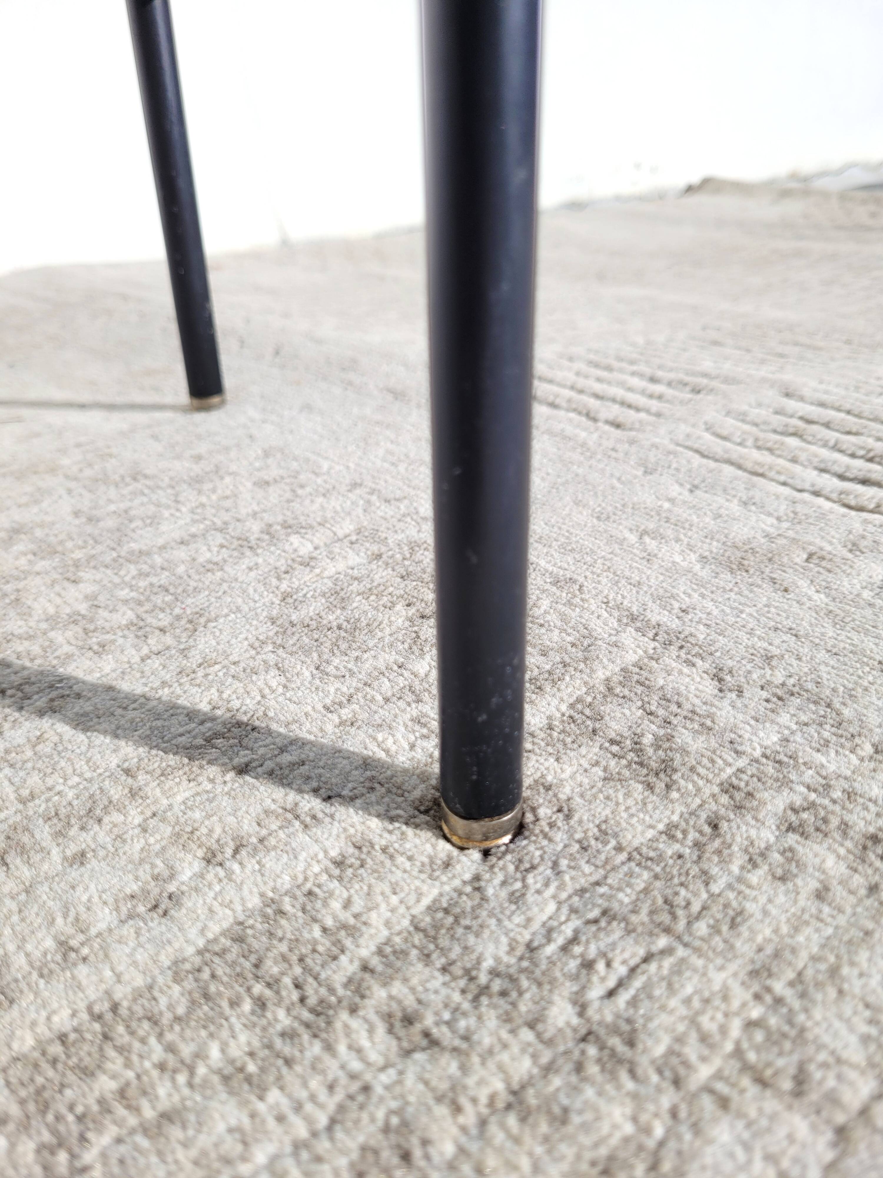 Ovoid shelf 1960 glass metal