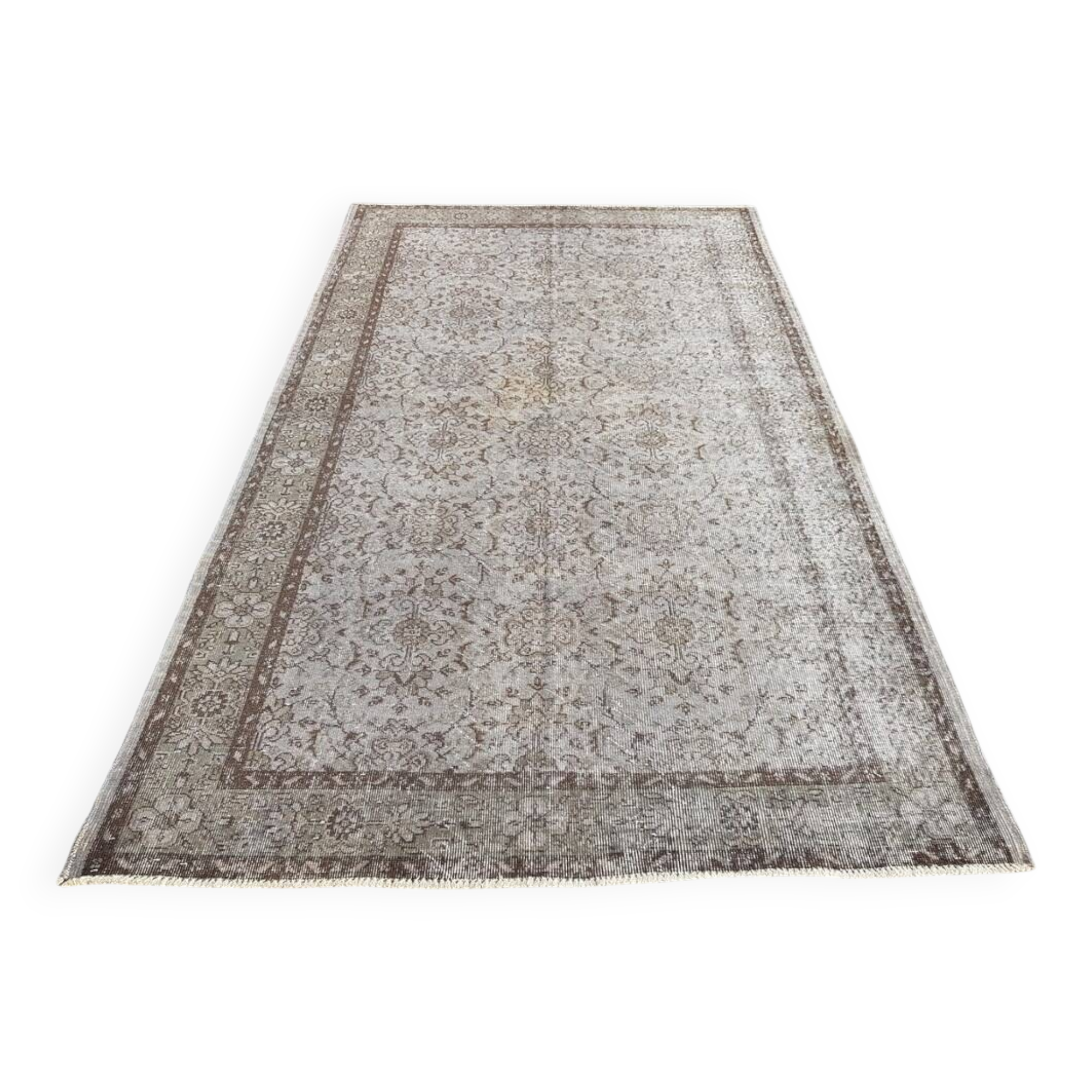 Turkish Handmade Vintage Tribal Rug sku v512