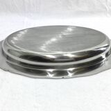 Silver Metal Serving Dish