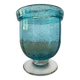 Antique bubble glass vase