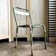 Tolix green metal garden chair no. 2