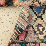 Tapis berbère, vintage boucherouite, 90 x 263