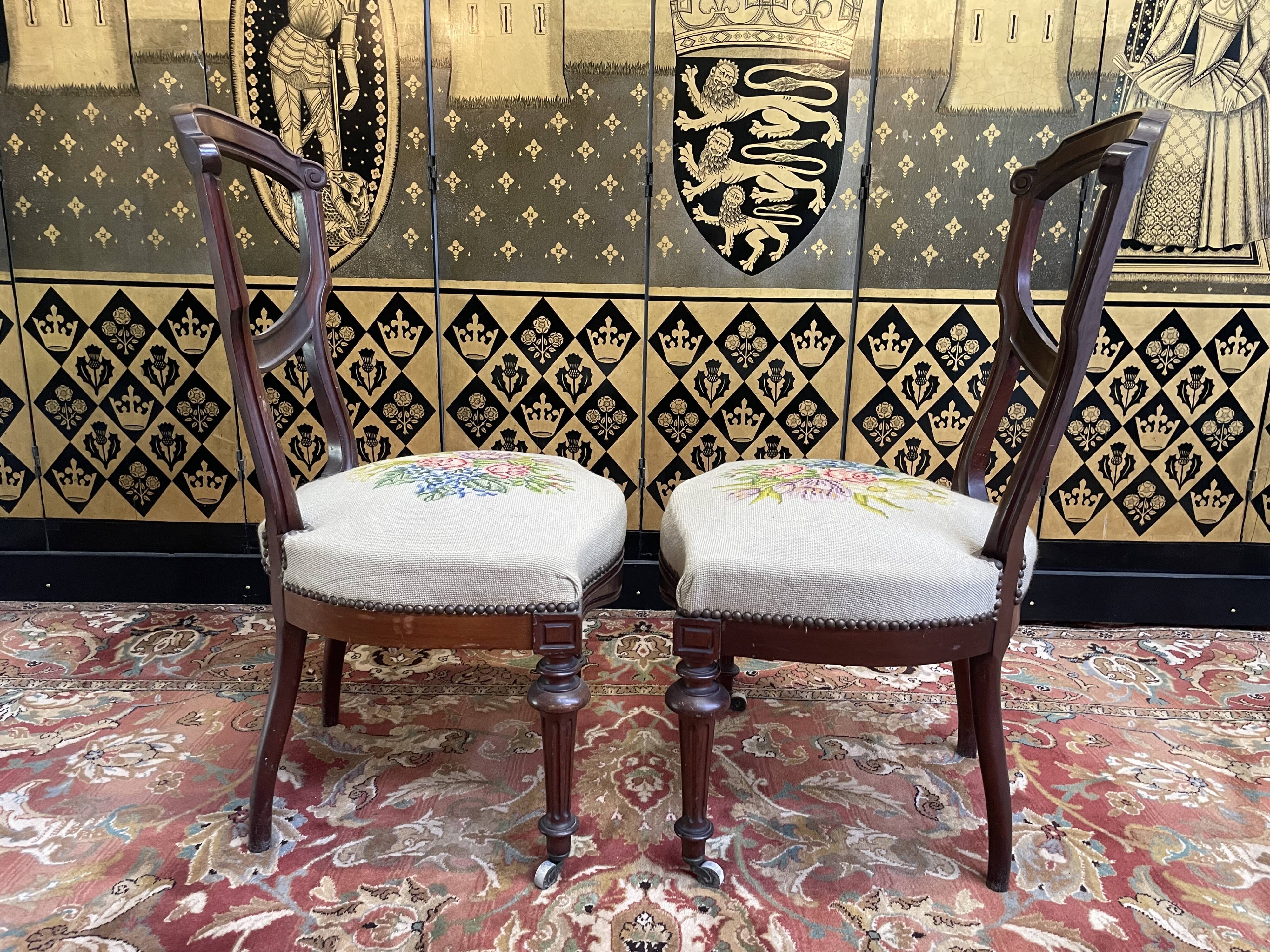 Pair of chairs Napoleon III