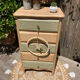 Pretty chiffonnier 💚 revamped Bohemian KHAKI chest of drawers