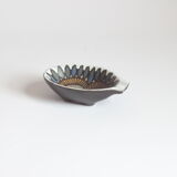 Cendrier moderne en céramique en forme de hérisson du milieu du siècle, années 1950