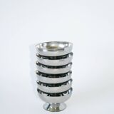 Set of 6 small stainless steel bowls, Basses, Design 1970, 9 x 5 cm