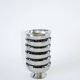 Set of 6 small stainless steel bowls, Basses, Design 1970, 9 x 5 cm