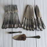 Silver plated cutlery set