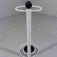 Umbrella stand in white & black by D-TEK 1980’s