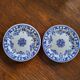 2 porcelain coasters from gien