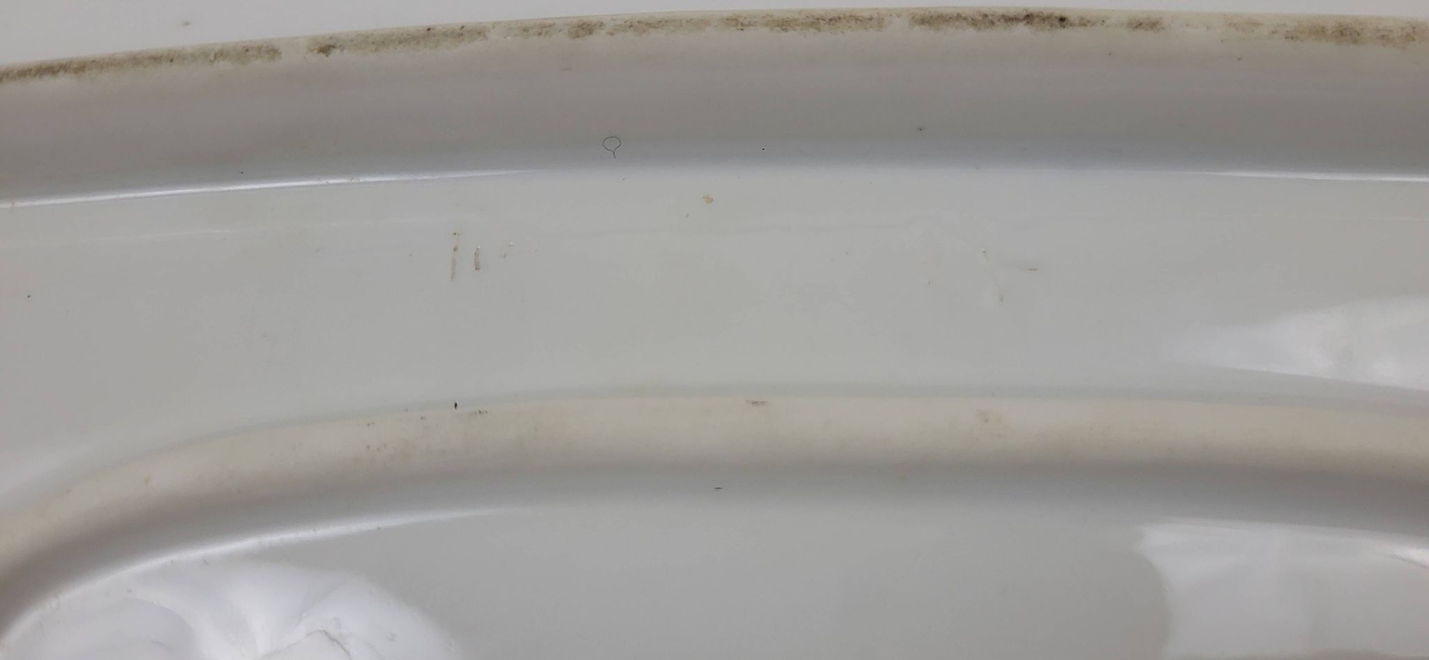 Plat à poisson en porcelaine