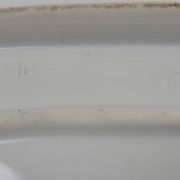 Plat à poisson en porcelaine