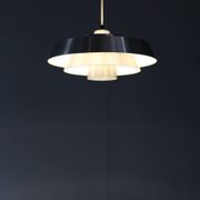 1970s Aluminium Pendant "NOVA " by Jo Hammerborg for Fog & Mørup, Denmark