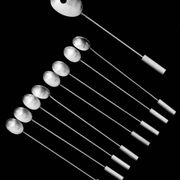 Set à couverts à cocktail moderniste, années 1980