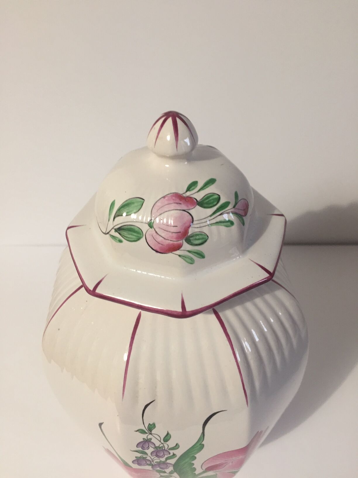 Lunéville earthenware potiche