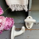 Pair of porcelain hooks