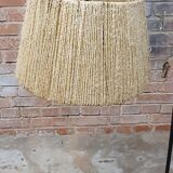 Vintage rope floor lamp magazine door