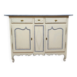 Très grand Buffet d'appui époque Louis XV en bois laqué vers 1750