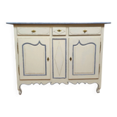 Very large Louis XV period sideboard in lacquered wood circa 1750