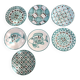 7 plates Vallauris Robert Picault ceramics
